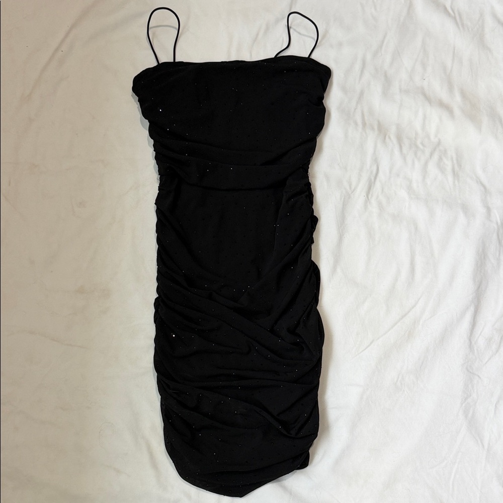 Windsor Black Sequin Bodycon Dress